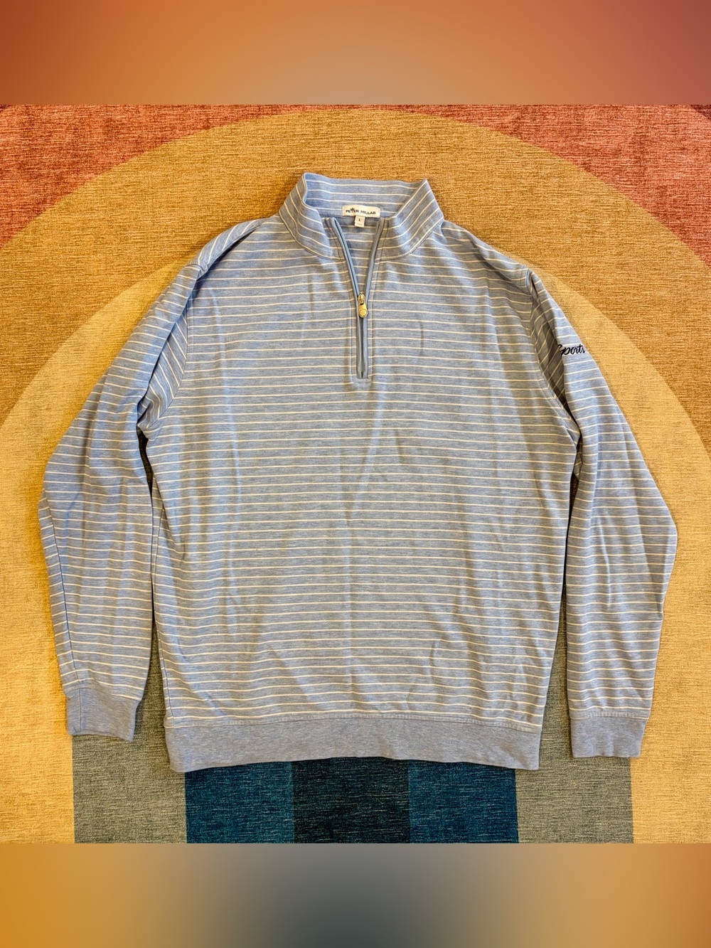 Peter Millar Quarter Zip - size large